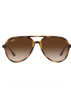 NIB Authentic Ray-Ban Cats 5000 Matte Havana Gradient Aviator Sunglasses